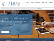 Tablet Screenshot of alban.org